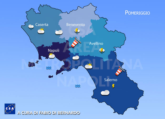 Previsioni Campania 11/06/2021 Venerdì – CSA Meteo