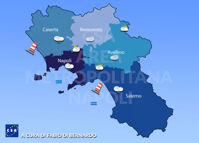 Previsioni Campania 17/09/2021 Venerdì – CSA Meteo