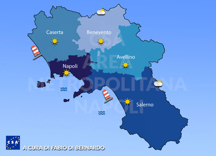Previsioni Campania 24/09/2021 – 26/09/2021 – CSA Meteo