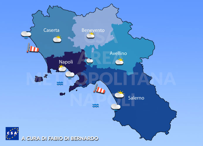 Previsioni Campania 27/09/2021 Lunedì – CSA Meteo
