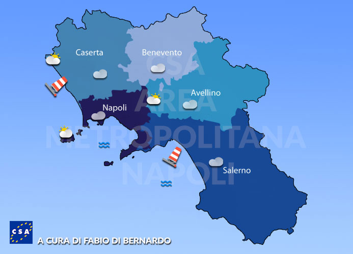 Previsioni Campania 23/10/2021 – 24/10/2021 – CSA Meteo