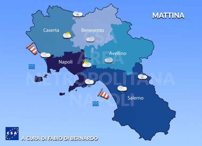 Previsioni Campania 10/12/2021 Venerdì – CSA Meteo