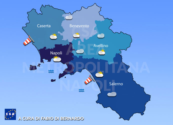 Previsioni Campania 28/02/2022 Lunedì – CSA Meteo