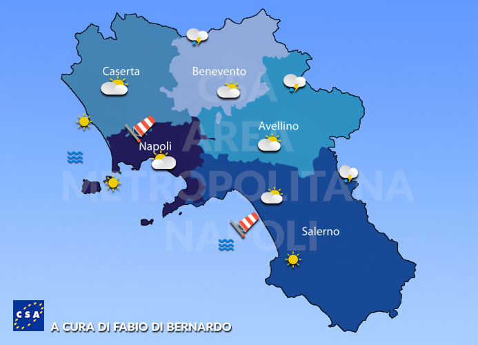 Previsioni Campania 29/05/2022 Domenica – CSA Meteo