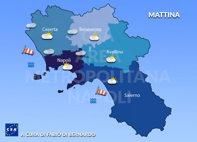 Previsioni Campania 31/07/2022 Domenica – CSA Meteo