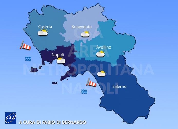 Previsioni Campania 07/09/2022 Mercoledì – CSA Meteo