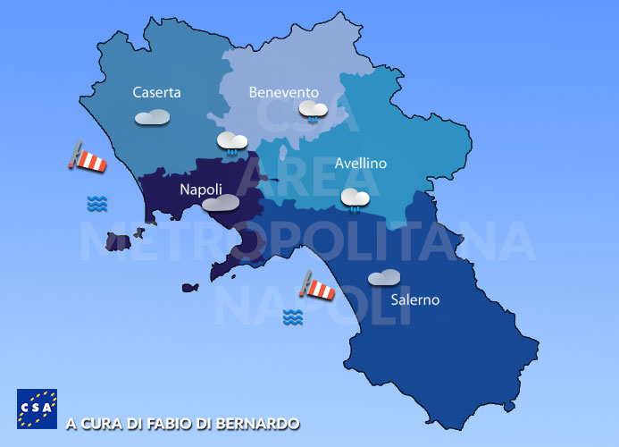 Previsioni Campania 04/09/2022 Domenica – CSA Meteo