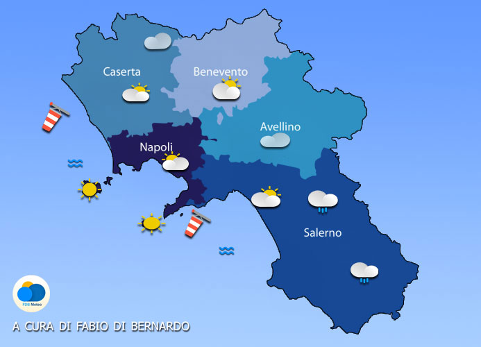 Previsioni Campania 25/06/2023 Domenica – CSA Meteo