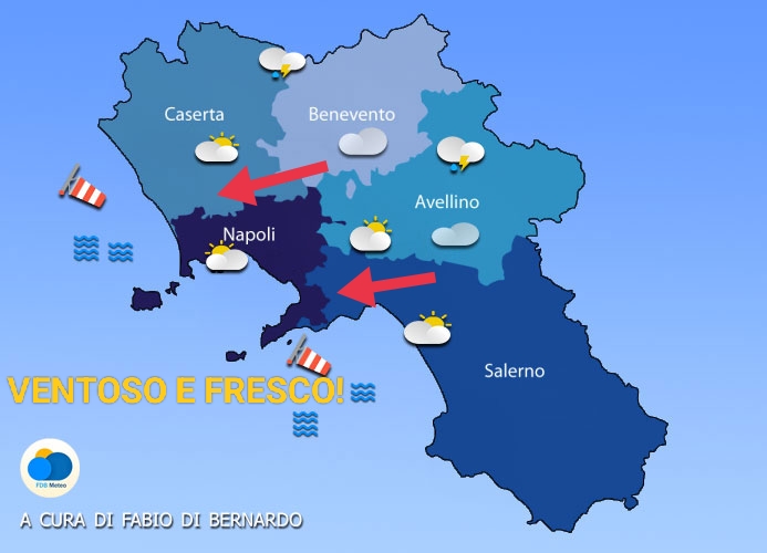 Previsioni Campania 26/07/2023 – Mercoledì – CSA Meteo