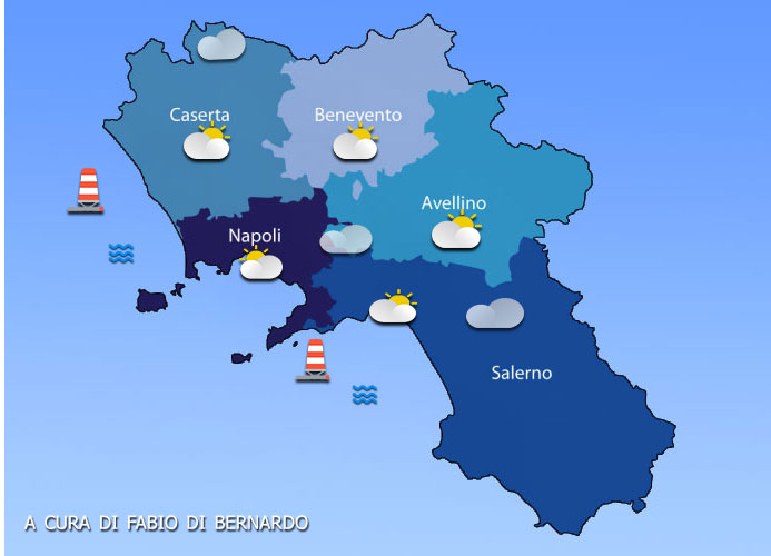 PREVISIONI CAMPANIA 22/03/2025 – SABATO – CSA METEO