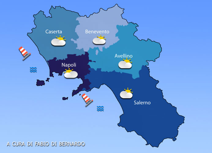 PREVISIONI CAMPANIA 09/03/2025 – DOMENICA – CSA METEO