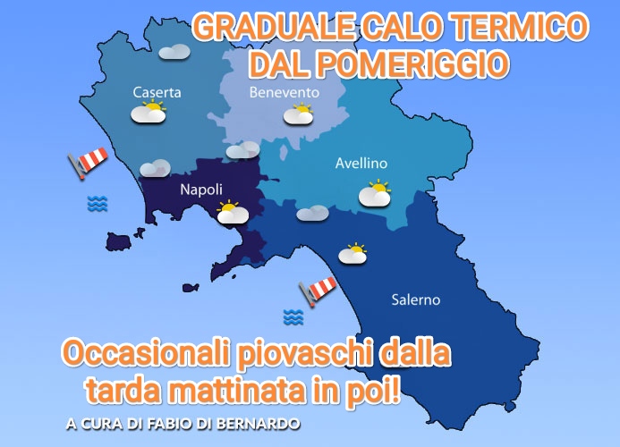PREVISIONI CAMPANIA 15/03/2025 – SABATO – CSA METEO