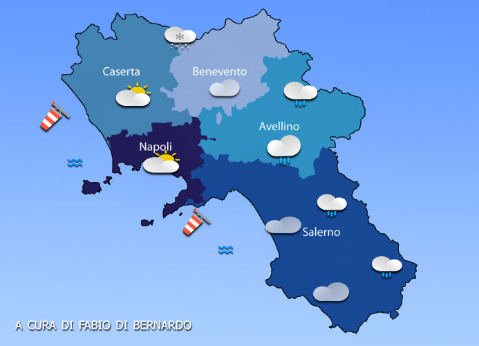 PREVISIONI CAMPANIA 30/03/2025 – DOMENICA – CSA METEO