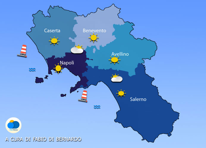 PREVISIONI CAMPANIA 11 e 12 APRILE – VENERDI’ E SABATO – CSA METEO