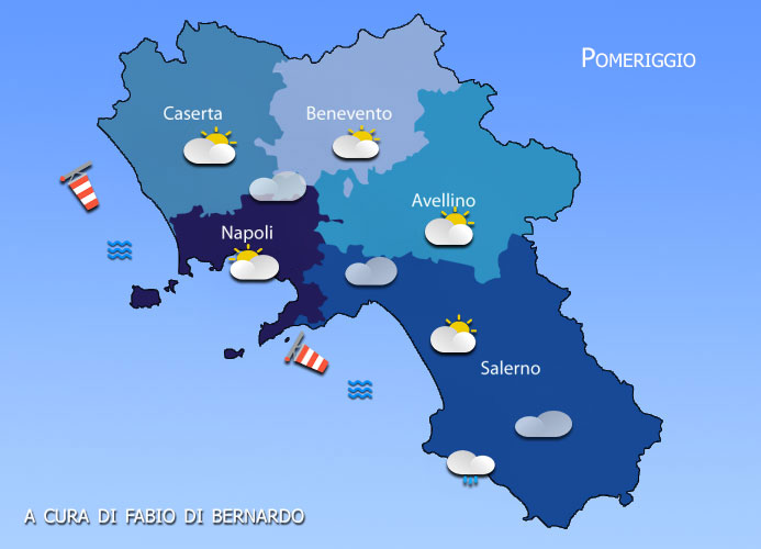 PREVISIONI CAMPANIA 03/04/2025 – GIOVEDI’ – CSA METEO