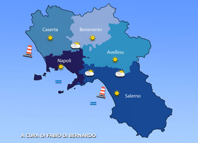 PREVISIONI CAMPANIA 30 e 31 MAGGIO 2025 – VENERDI’ E SABATO – CSA METEO