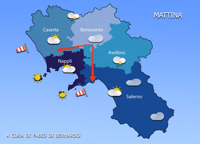PREVISIONI CAMPANIA 29 MAGGIO 2025 – GIOVEDI’ – CSA METEO