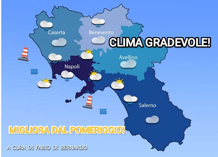 PREVISIONI CAMPANIA 08 LUGLIO 2025 – MARTEDI’– CSA METEO