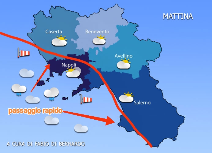 PREVISIONI CAMPANIA 03 AGOSTO 2025 – DOMENICA – CSA METEO